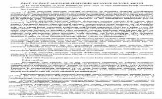 Ölçü ve Ölçü Aletleri Muayenesi Duyurusu